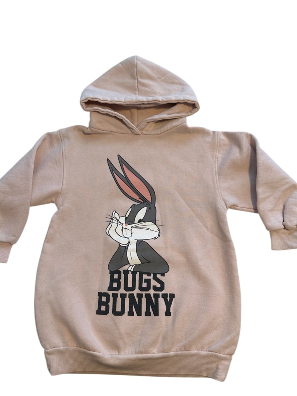 Zara Light Beige Bugs Bunny Hoodie
